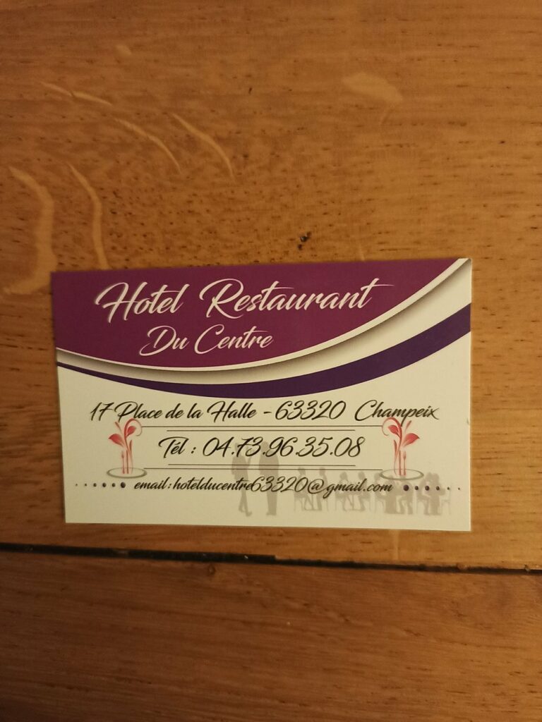 Hôtel restaurant du Centre